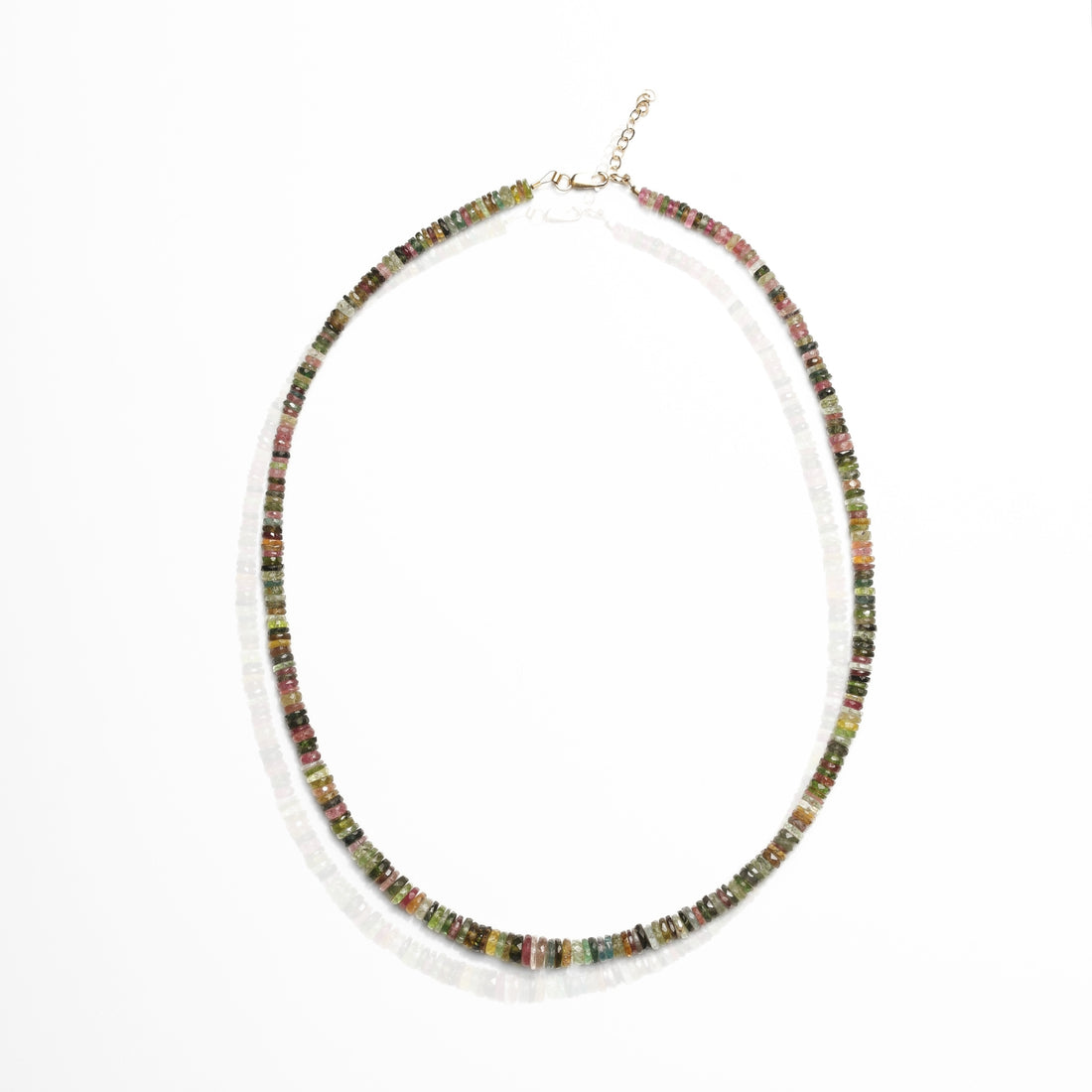 Memories Graduated Tourmaline Necklace - Greens