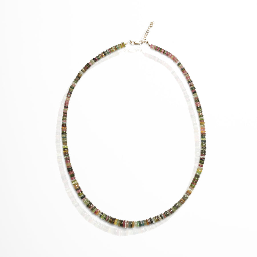 Memories Graduated Tourmaline Necklace - Greens