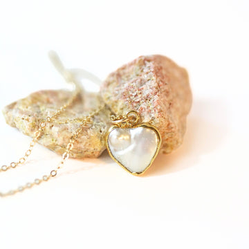 Pearl Heart Necklace