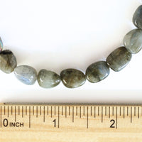 Skipping Stones Gemstone Necklace in Moonstone and Labradorite