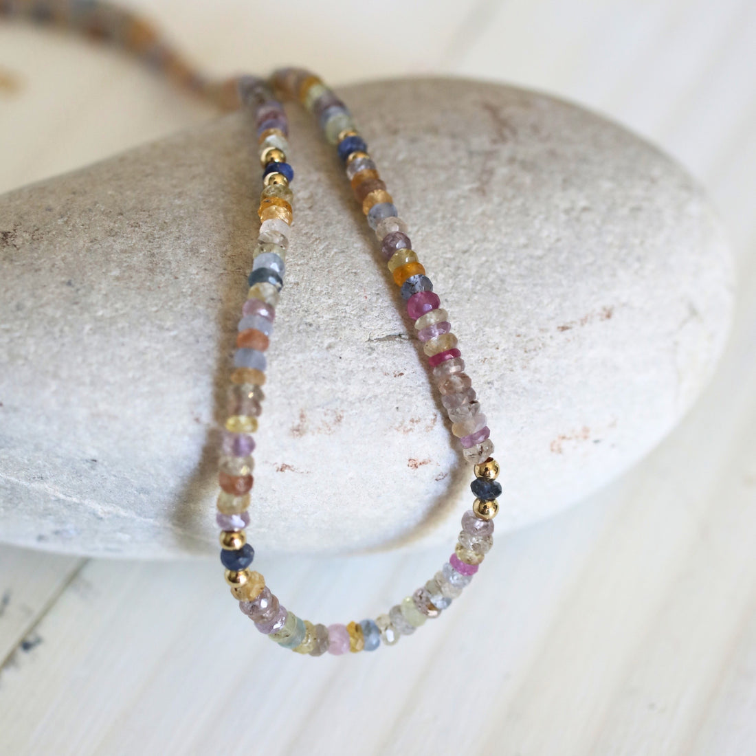 Sky Bright Sapphire Necklace