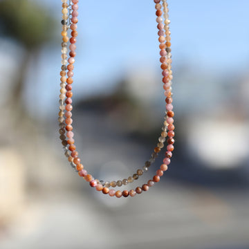 Small Pebbles Natural Ruby Necklace
