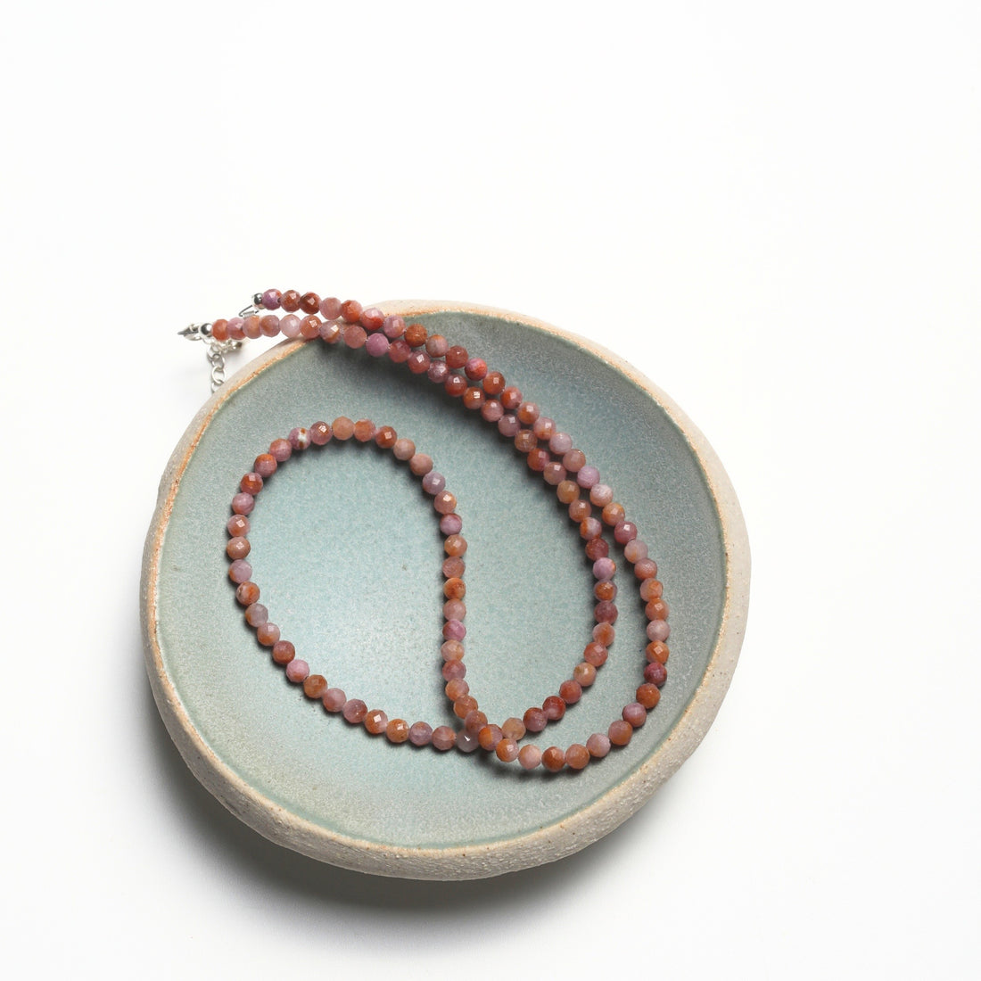 Small Pebbles Natural Ruby Necklace