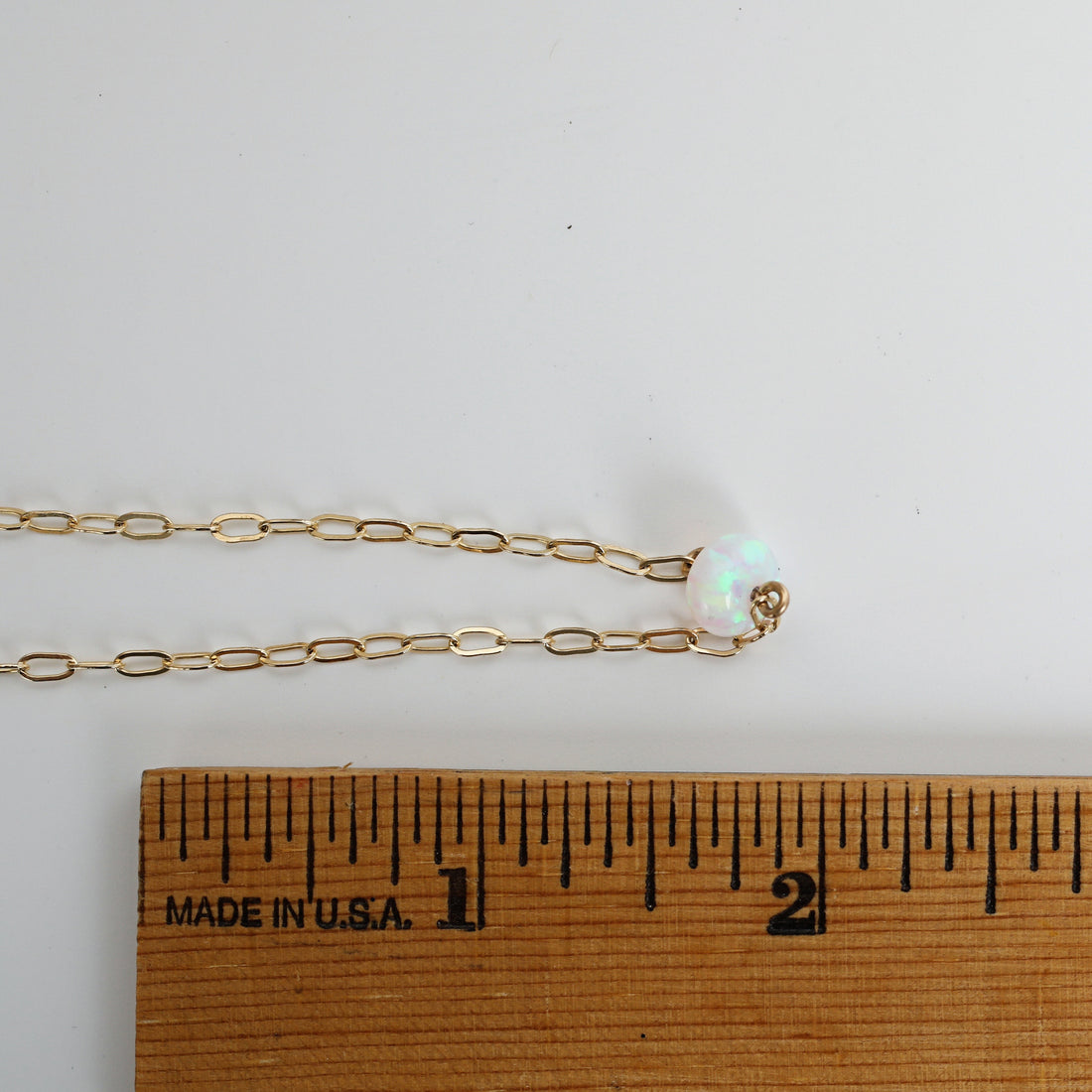 Floating Australian Opal Necklace
