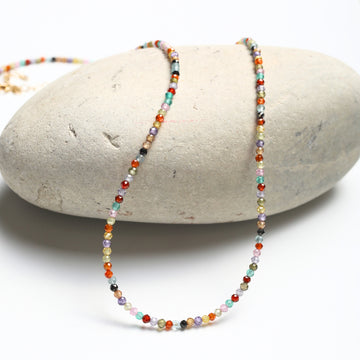 Tiny Pebbles Mixed Semi-Precious Stones Necklace