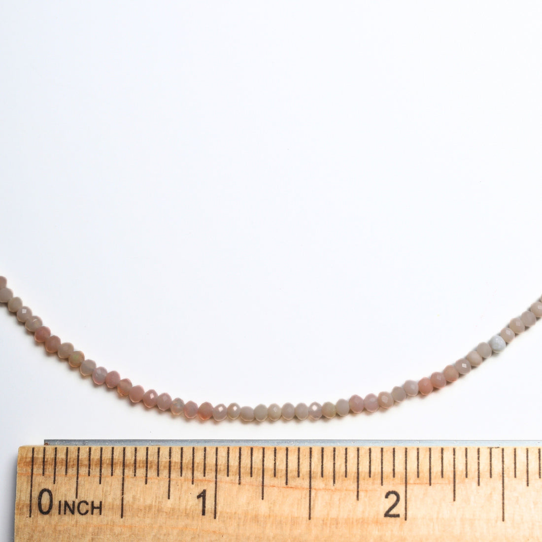Tiny Pebbles Pink Opal Necklace