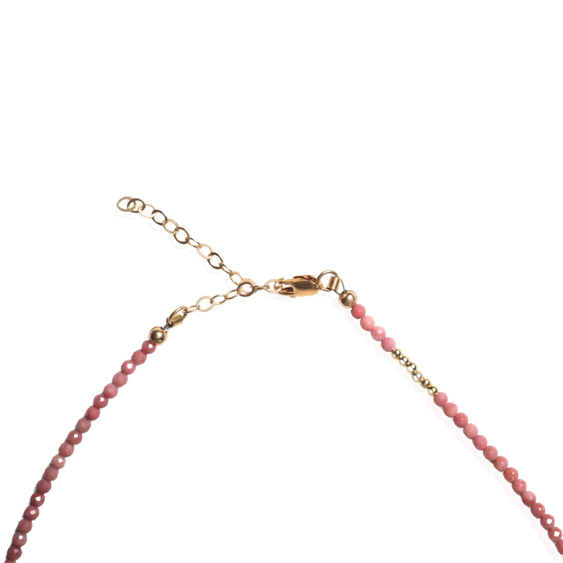 Tiny Pebbles Ruby Necklace