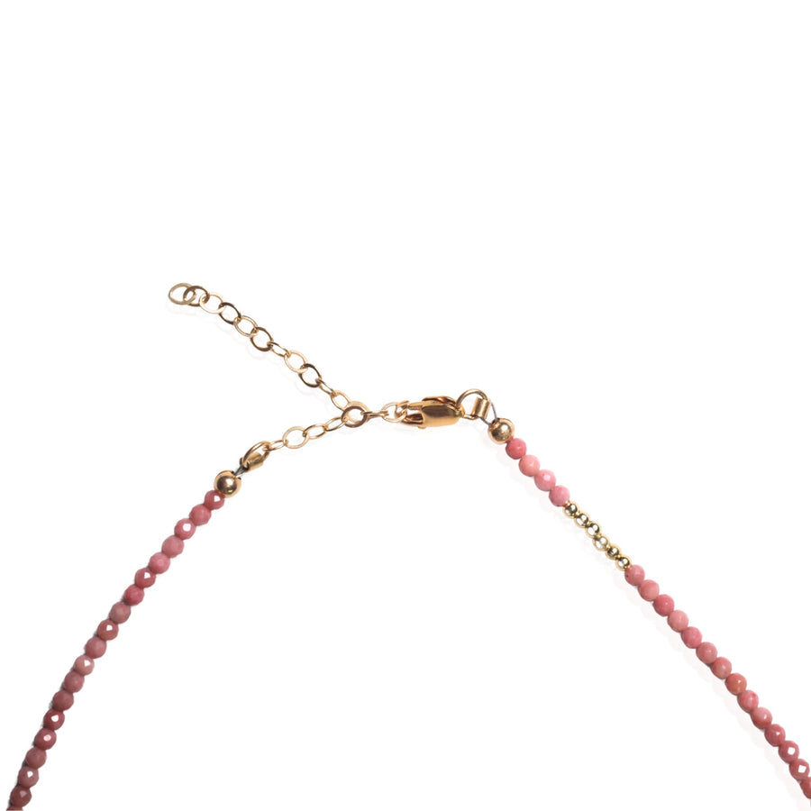 Tiny Pebbles Ruby Necklace