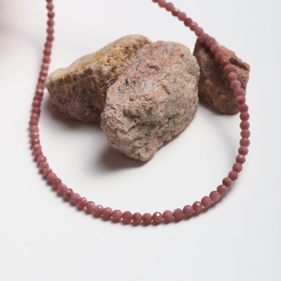 Tiny Pebbles Ruby Necklace