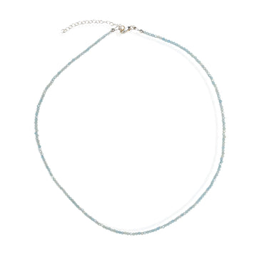 Tiny Pebbles Aquamarine Necklace