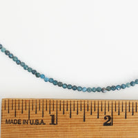 Hoffman Apatite Beaded Necklace - Chocolate and Steel