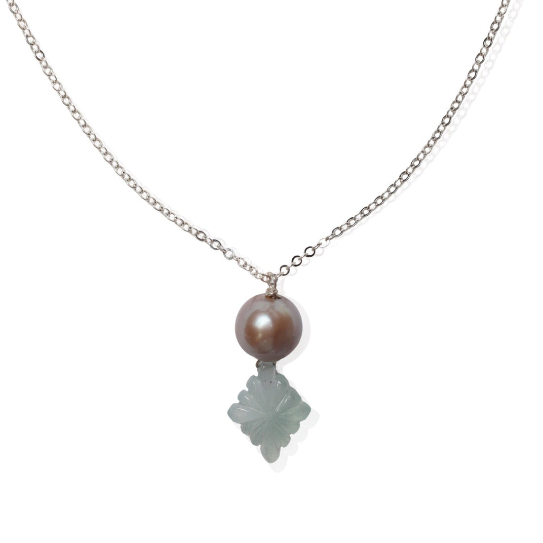 New Beginnings Necklace - Chocolate and Steel