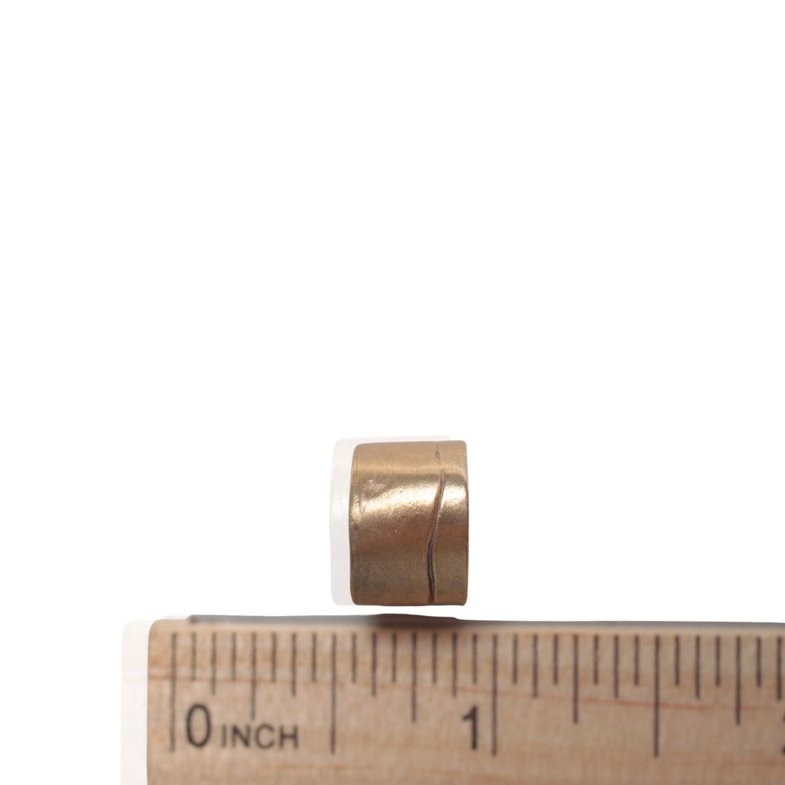 Power Barrel - Carved Line Charm Necklace - Chocolate and Steel