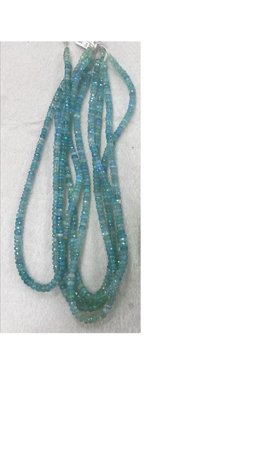 Fancy Baby Blue Faceted Opals