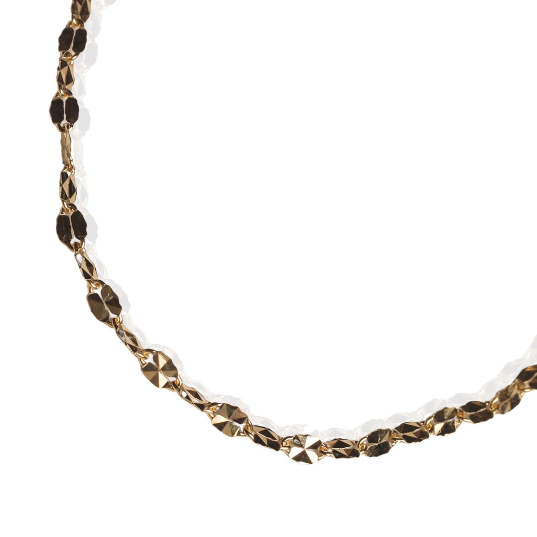 Dapped Starbust Dapped Chain Bracelet- 14kt Gold Filled - Chocolate and Steel