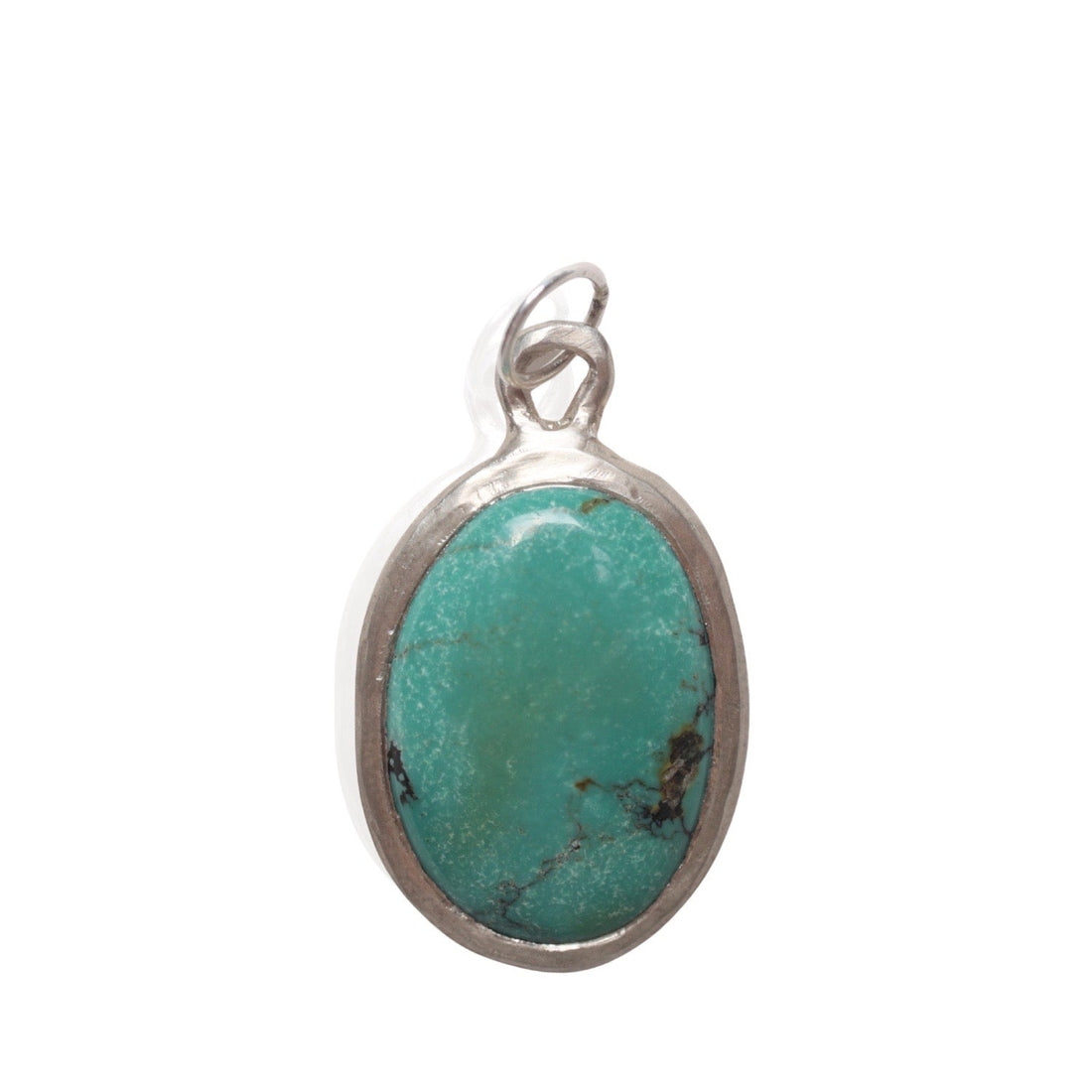 Voice of the Earth Chrysocolla Necklace - Chocolate and Steel