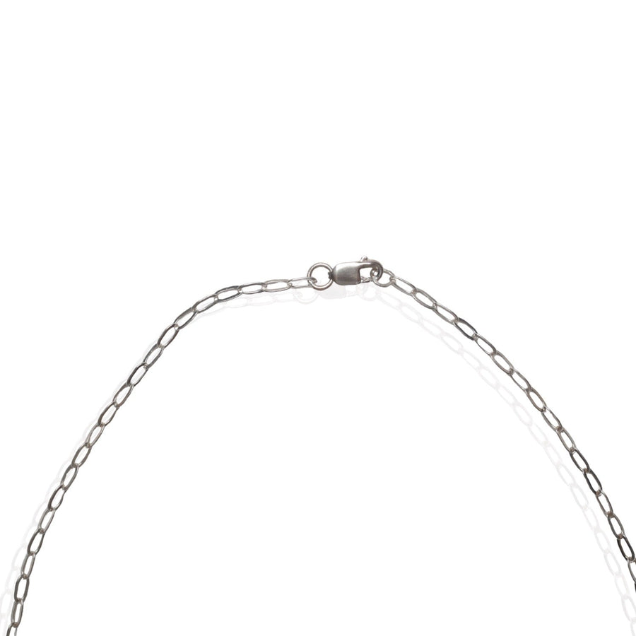 Voice of the Earth Chrysocolla Necklace - Chocolate and Steel