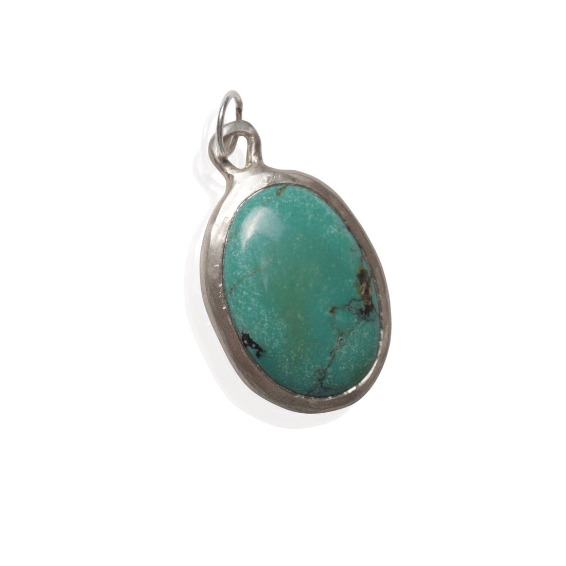 Voice of the Earth Chrysocolla Necklace - Chocolate and Steel