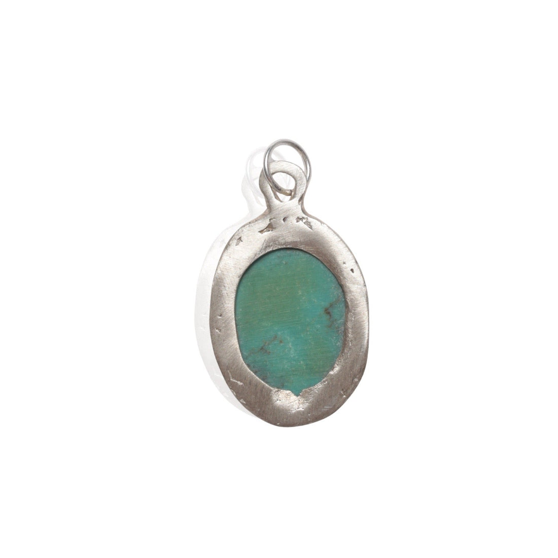 Voice of the Earth Chrysocolla Necklace - Chocolate and Steel