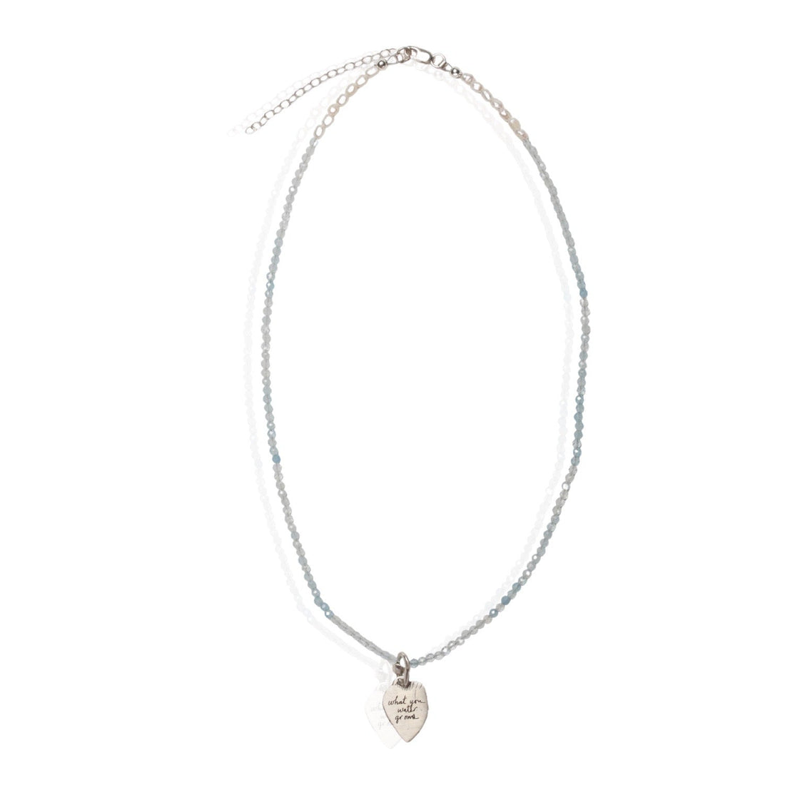 What You Water Grows – Carved Heart Necklace with Sunflower Charm - Chocolate and Steel