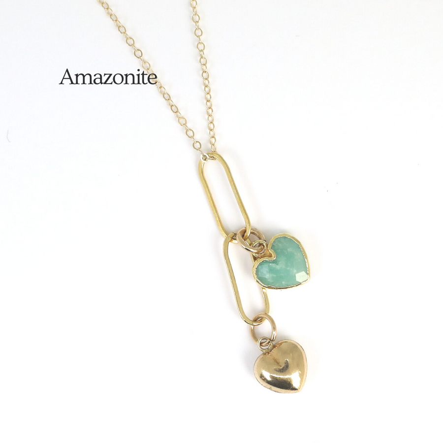 Annabelle Heart Charm Necklace