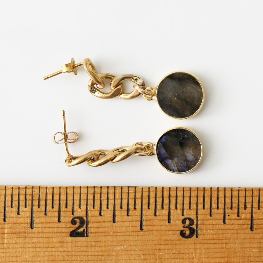 Gem Link Earrings