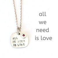 "All we need is love" - Beatles - Chocolate and Steel