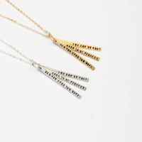 "And now that you don't have to be perfect you can be good." -John Steinbeck quote necklace. - Chocolate and Steel