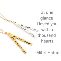 "At one glance I loved you with a thousand hearts" -Mihri Hatun - Chocolate and Steel