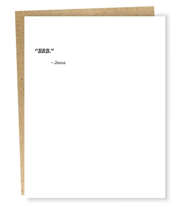 BRB Christmas Card - Chocolate and Steel