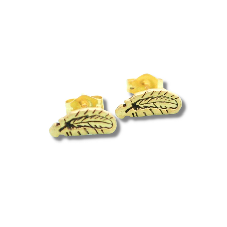 Embrace Your Journey - Feather Studs