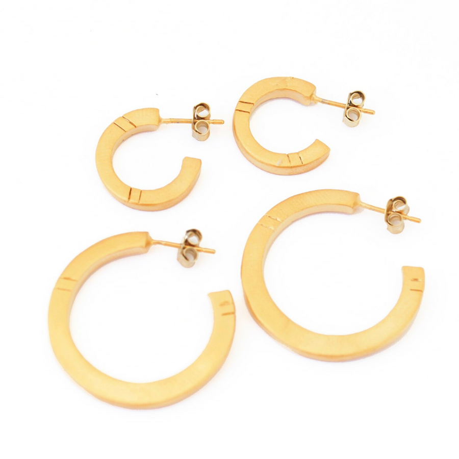 Elan Small or Large Hoop Earrings