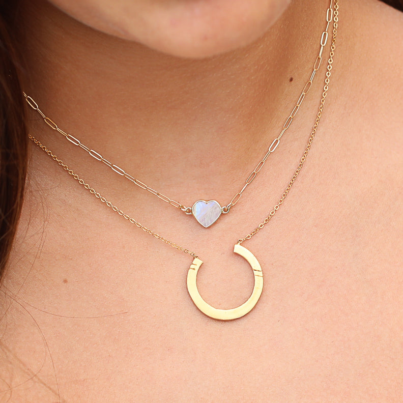 Elan Horseshoe Necklace - Large