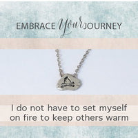 Embrace your journey - Campfire Necklace