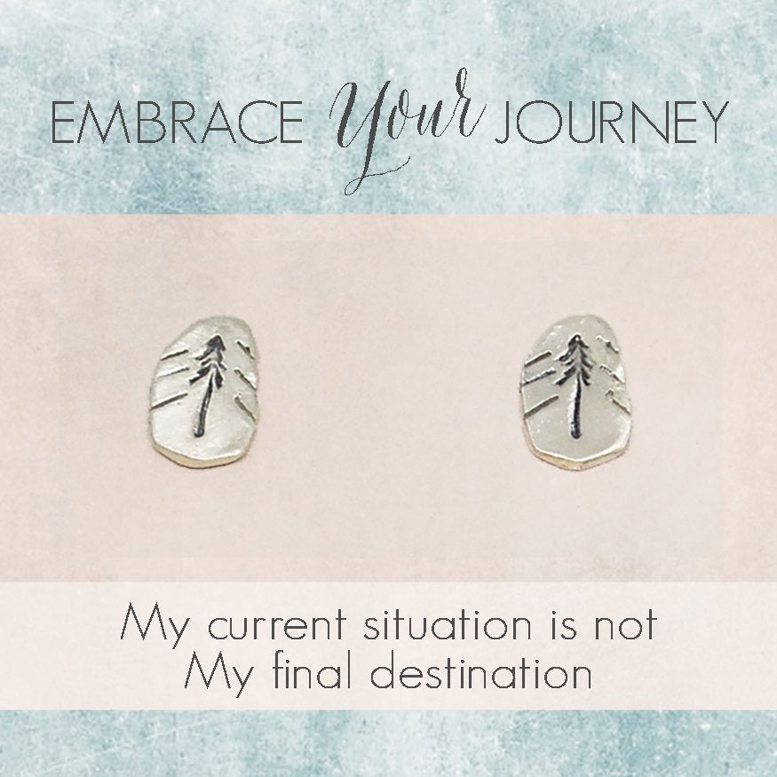 Embrace your journey - Tree Studs