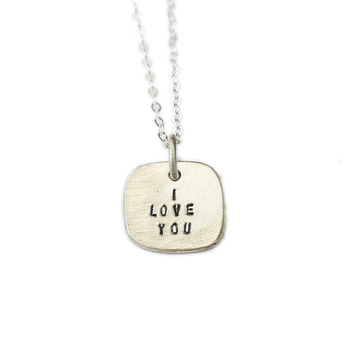 "I love you" square quote - Chocolate and Steel