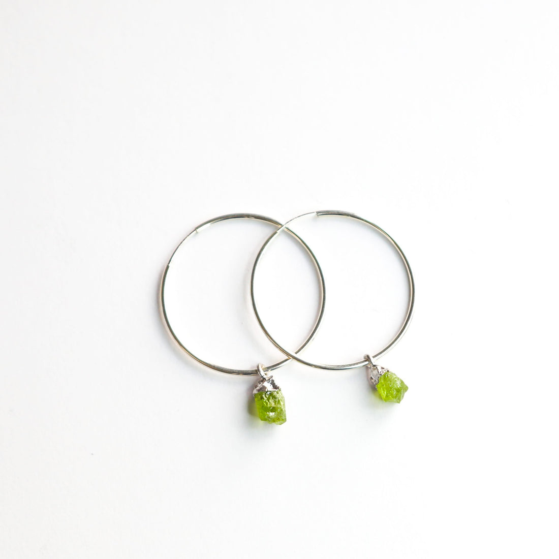 Jo Gemstone Hoops- more choices available