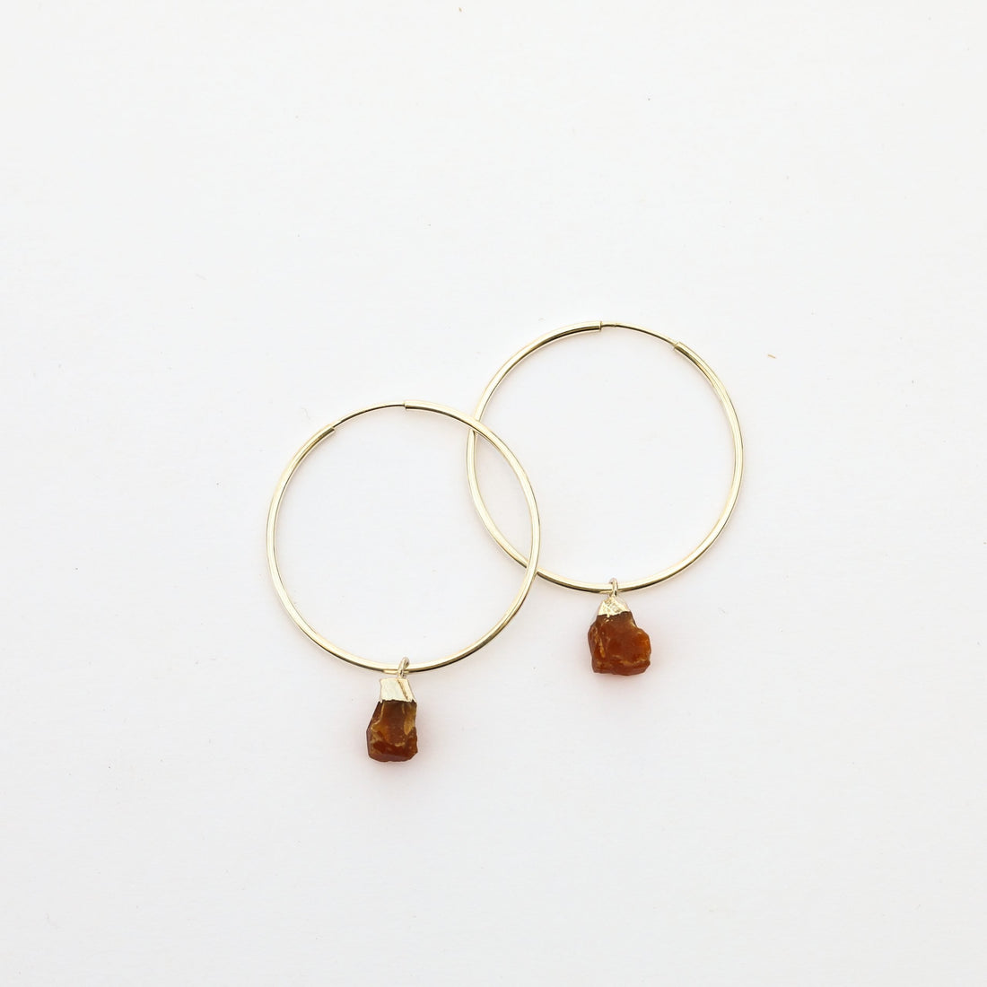 Jo Gemstone Hoops- more choices available