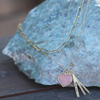 "Keep some room in your heart for the unimaginable." -Mary Oliver quote necklace - Chocolate and Steel
