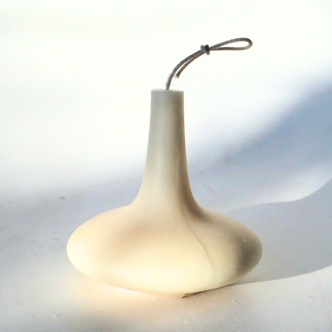 Mini Vase Candle | Minimal Aesthetic Decor | Soy Wax - Chocolate and Steel