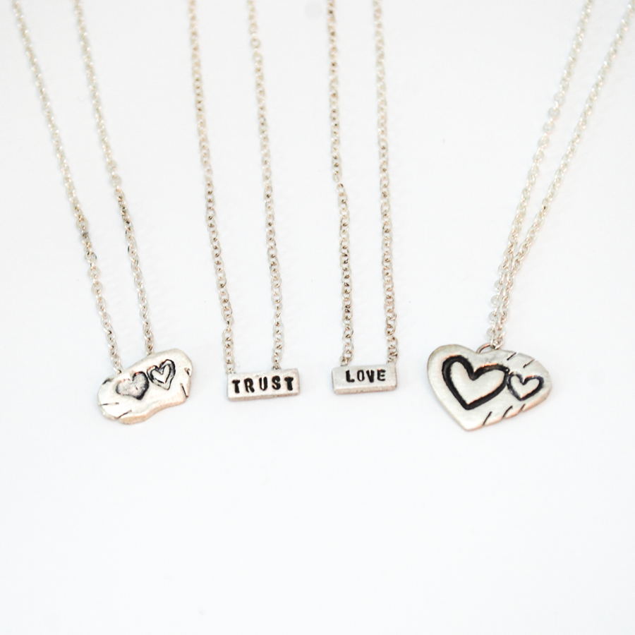 Our Hearts Necklace (Tiny)