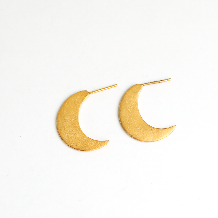 Large Crescent Shield Studs