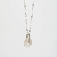 "The Waimea" Arch Link Necklace - Chocolate and Steel